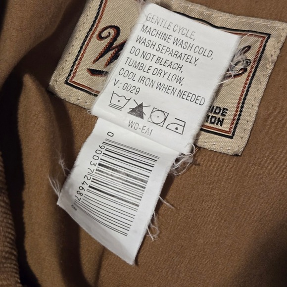 Woolrich Outdoor‎ Guide Collection Hunting Jacket Brown Orange Size L 1990s Mens - Picture 10 of 16